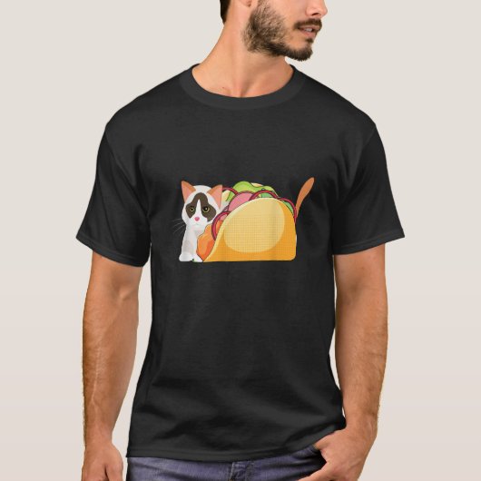 TacoCat Cat & taco Chemical Periodic Table of Elem T-shirt (Voorkant)