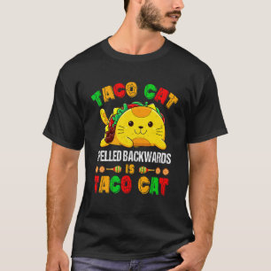 Tacocat Cinco De Mayo Taco Kat Mexicaans T-shirt