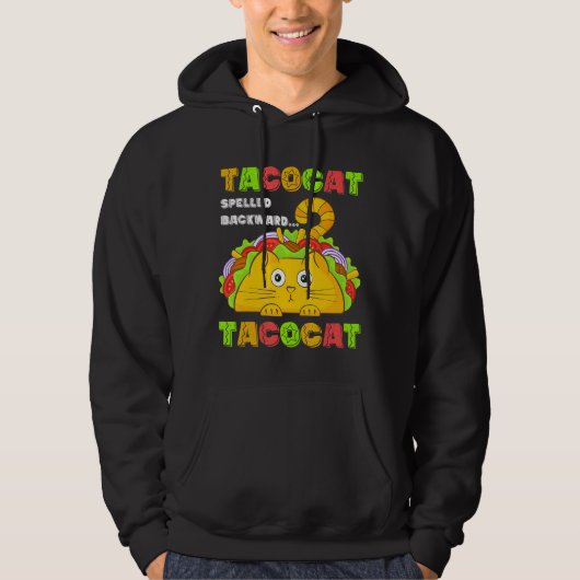 Tacocat Costume Cat Taco Kat tacos voor vrouwen Hoodie (Voorkant)