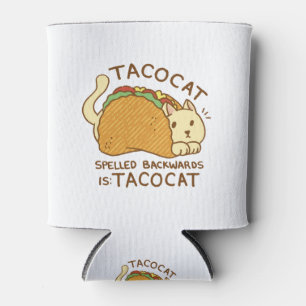 TACOCAT-DIEREN IN TACO-CARTOON BLIKJESKOELER