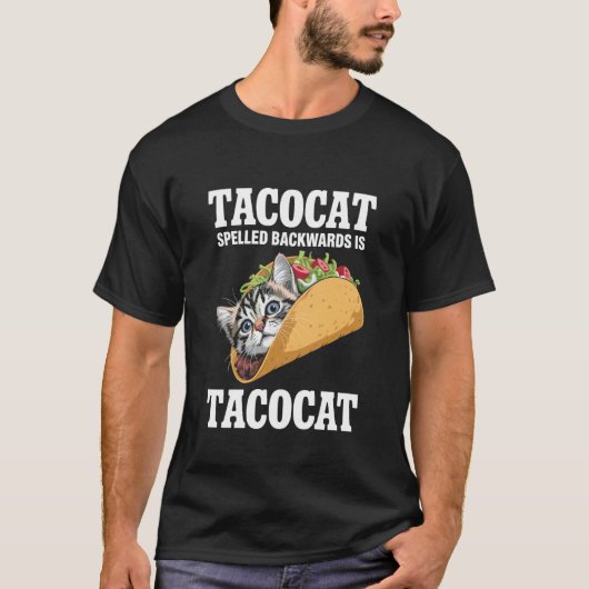 Tacocat Grappige Kat T-shirt (Voorkant)