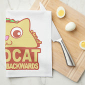 Tacocat II Kitchen Towel Theedoek (Quarter Fold)