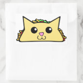 Tacocat II rechthoekige sticker (Tas)