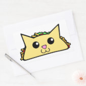 Tacocat II rechthoekige sticker (Envelop)