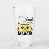 Tacocat Meow Glass Glas (Achterkant)