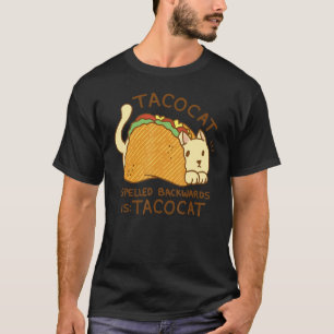 Tacocat met ruggegraat taco cat Cute T-shirt