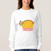 Tacocat Palindrome Taco Cat Humor Nieuwigheid Trui (Voorkant)