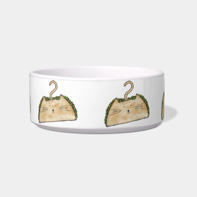 Tacocat Pet Bowl Voerbakje (Voorkant)