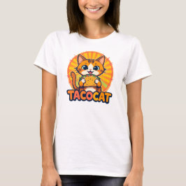Tacocat Retro - Taco cat Comic Quote T-shirt