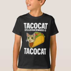 Tacocat Spelde Achterwaarts Funny Cat Gifts Mannen T-shirt