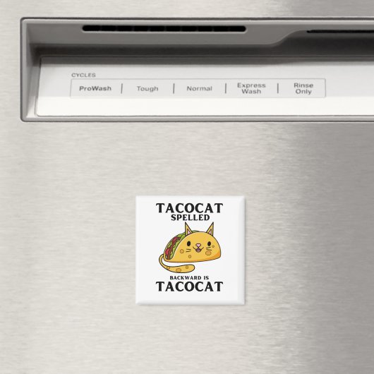 Tacocat Spelde Backward is tacocat Magneet (Insitu (Vaatwasser))