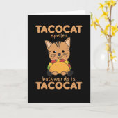 Tacocat Spelde Backwards is tacoat - Love Kaart (Gele Bloem)