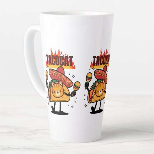 Tacocat Spelled Backwards Is Tacocat Latte Mok (Linkerhoek)