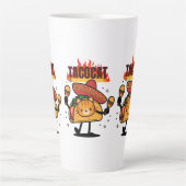 Tacocat Spelled Backwards Is Tacocat Latte Mok (Voorkant)