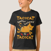 Tacocat Spelling Backwards Cinco de Mayo Cat Taco T-shirt (Voorkant)