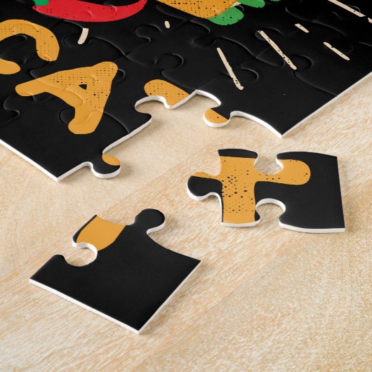 Tacocat Spelling Backwards Cinco de Mayo Taco Legpuzzel (Zijkant)