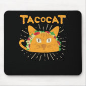 Tacocat Spelling Backwards is Tacocat Cat Taco Muismat (Voorkant)