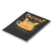 Tacocat Spelling Backwards is Tacocat Cat Taco Notitieblok (Linkerzijde)