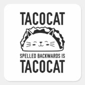 Tacocat Vierkante Sticker (Voorkant)