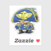 Tacoleon Tinyhands custom cut Sticker (Vel)