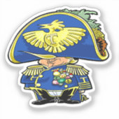 Tacoleon Tinyhands custom cut Sticker (Voorkant)