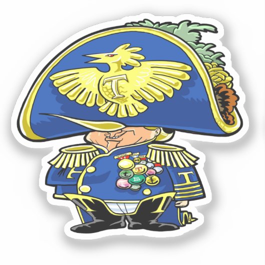 Tacoleon Tinyhands custom cut Sticker (Voorkant)