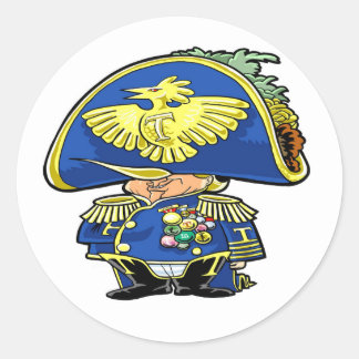 Tacoleon Tinyhands Ronde Sticker