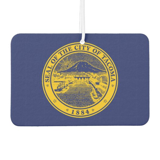 Tacoma City Flag Luchtverfrisser (Voorkant)