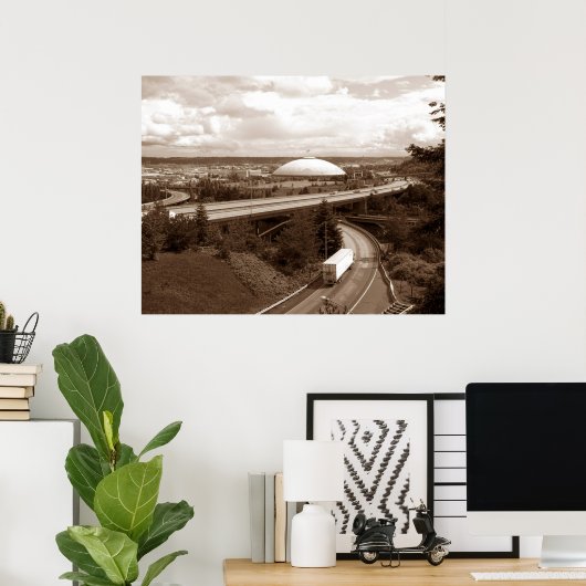 Tacoma-foto Poster (Thuiskantoor)