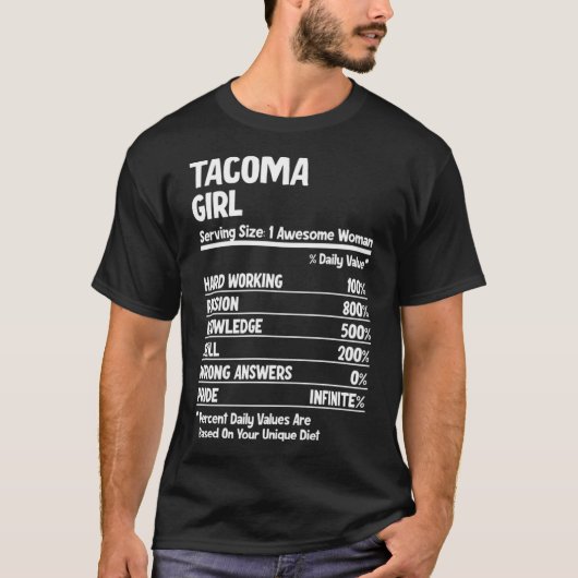 Tacoma meisje t-shirt (Voorkant)
