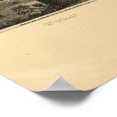 Tacoma & montagestraal, 1878 afdrukken poster (Hoek)