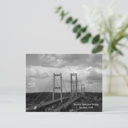 Tacoma Narrows Bridge Briefkaart (Staand voorkant)
