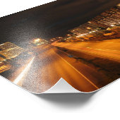 Tacoma Night Scene Foto Afdruk (Hoek)