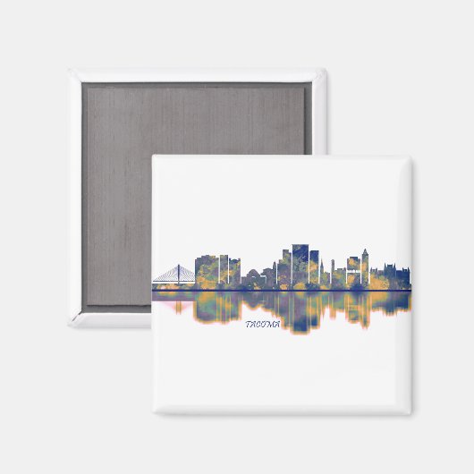 Tacoma Skyline Magneet (Voorkant / Achterkant)