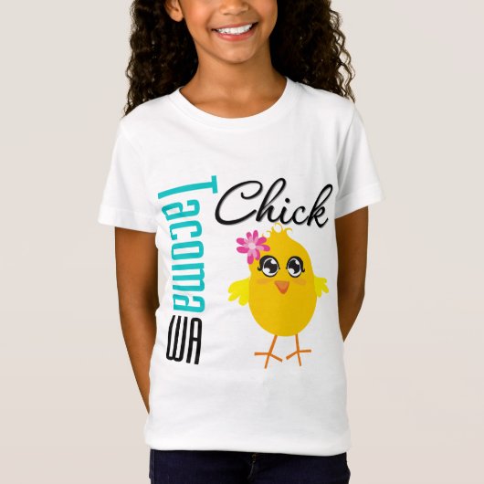 Tacoma WA Chick T-shirt (Voorkant)