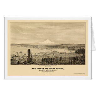 Tacoma, WA Panorama - 1878