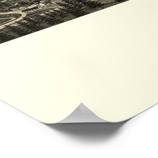 Tacoma, WA Panorama - 1884 Poster (Hoek)