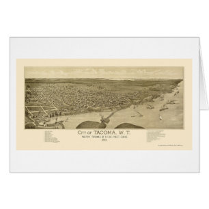Tacoma, WA Panorama - 1885
