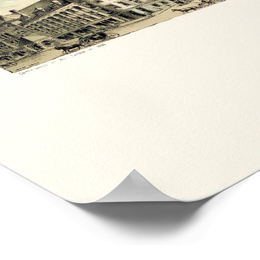 Tacoma, WA Panorama - 1890 Poster (Hoek)