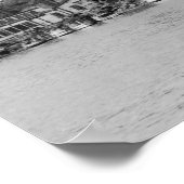 Tacoma, WA - Skyline Uitzicht van het centrum Poster