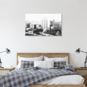 Tacoma, WA Skyline Uitzicht van Winthrop Hotel Canvas Afdruk (Insitu (Slaapkamer))