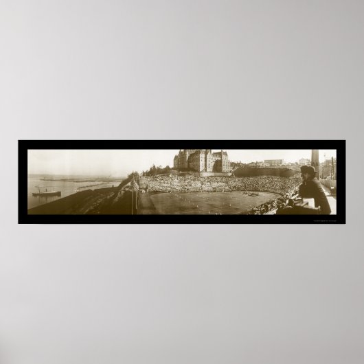 Tacoma WA Stadium Dag Foto 1913 Poster (Voorkant)