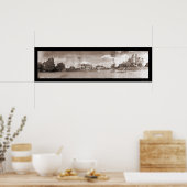 Tacoma WA Streets Foto 1908 Poster (Keuken)