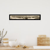 Tacoma, WA Tide Flats Foto 1919 Poster (Keuken)