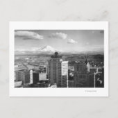 Tacoma, WA Uitzicht Rainier uit medische kunsten Briefkaart (Voorkant)