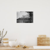 Tacoma, WA - Uitzicht van de binnenste hoofdstrate Poster (Keuken)