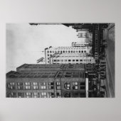 Tacoma, WA - Uitzicht van de binnenste hoofdstrate Poster (Voorkant)