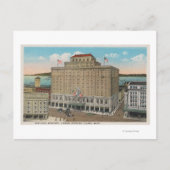 Tacoma, WA - Uitzicht van Hotel Winthrop Briefkaart (Voorkant)