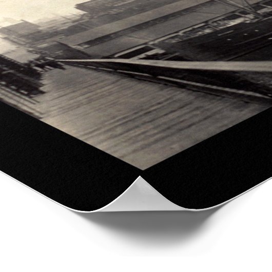 Tacoma WA verzendt Foto 1908 Poster (Hoek)