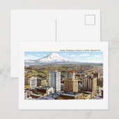  Tacoma, Washington, City Uitzicht Briefkaart (Voorkant / Achterkant)